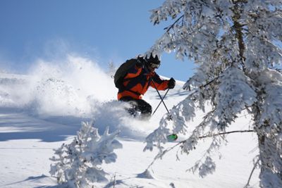 No friends on powder day